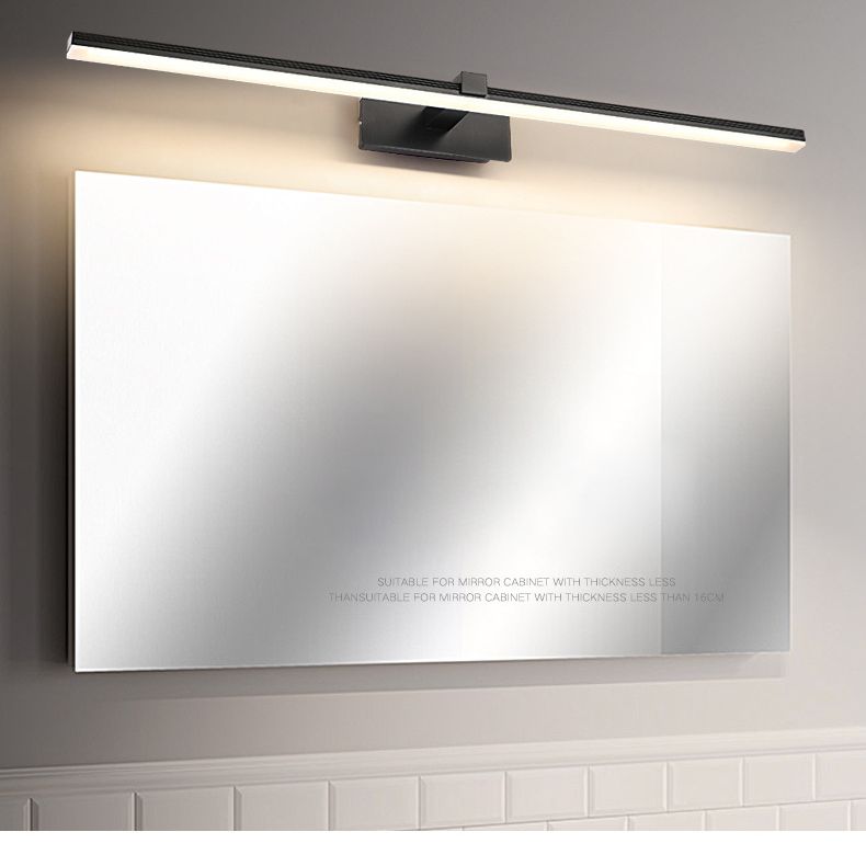 Accesorio de iluminación de pared de baño lineal led metal simplicidad estilo pared apliques luz