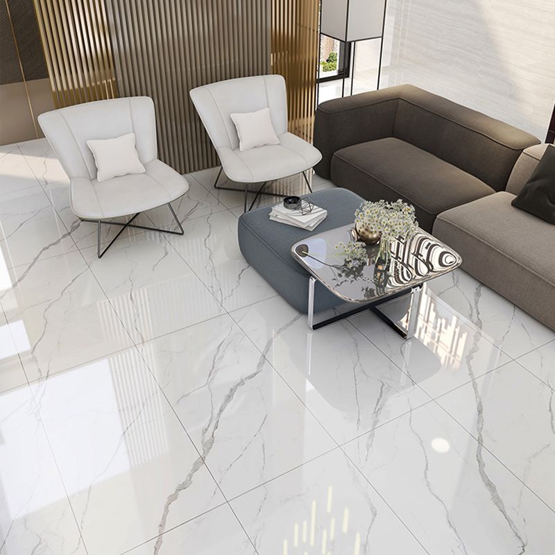 Porcelain Floor and Wall Tile 47.2"×23.6" Mirrored Singular Tile