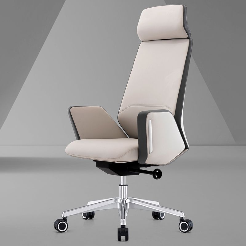 Modern Leather Executive Chair No Arm Managers Chair for Office