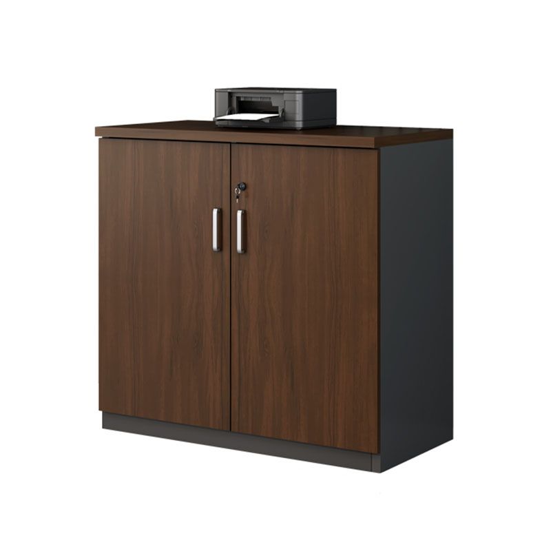 Modern Engineered Wood File Cabinet Lateral Filing Cabinet with Lock and Storage