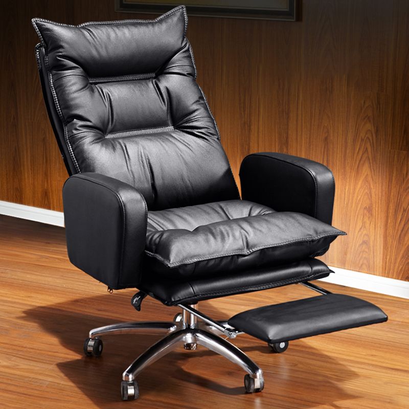 Contemporary Tilt Mechanism Arm Chair Executive High Back Swivel Chair