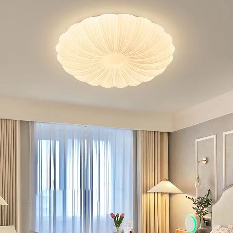 Modernism Flush Mount Lighting LED White Ceiling Light for Bedroom