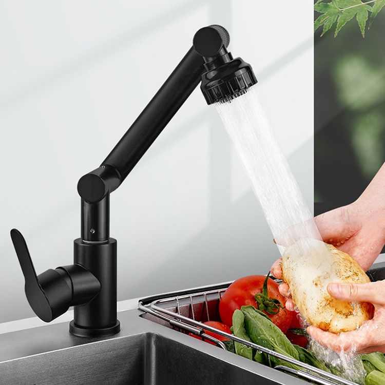 Modern Rotatable Single Lever Switch Kitchen Faucet Low Profile Faucet