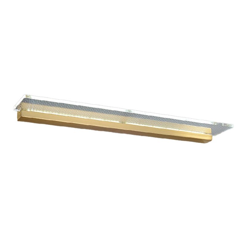 Contemporary Bath Bar Vanity Lighting Golden LED Light for Bathroom