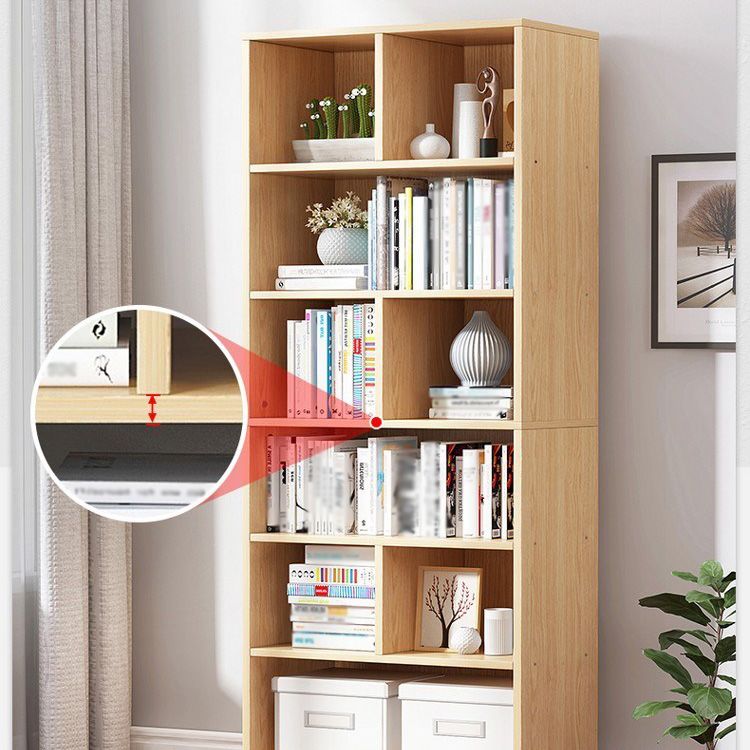 Libreria standard di legno fabbricato scandinavo chiuso verticale scaffale