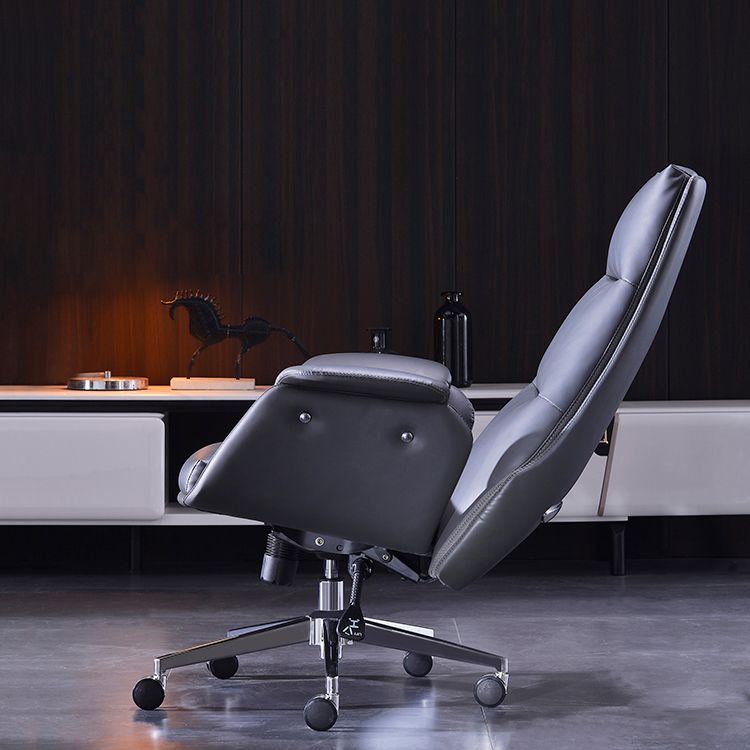 Office High Back Managers Chair Modern Armless Upholstered Executive Chair