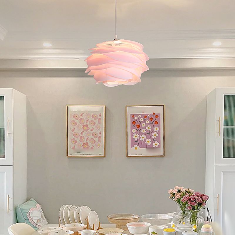 Flower-shaped Hanging Light Modern Pendent Lighting Fixture for Sitting Room