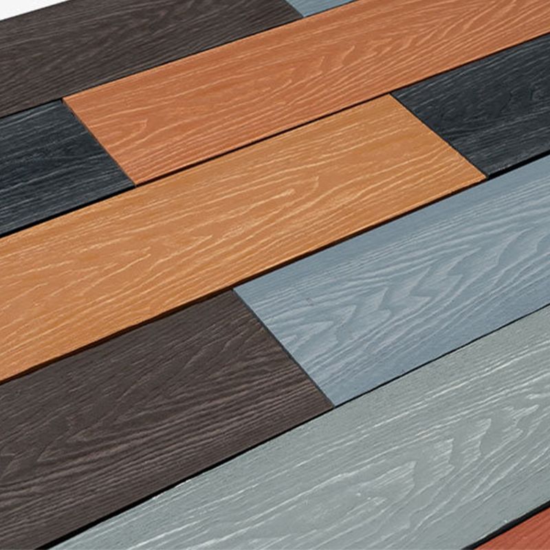 Tile Flooring Planks Solid Color Engineered Wooden Wall Planks