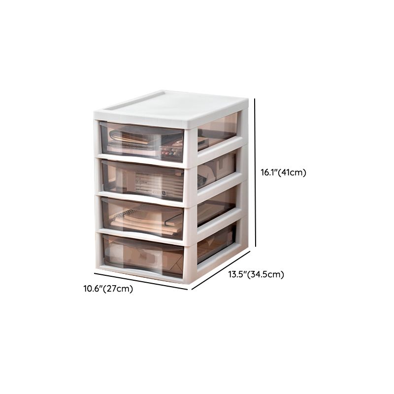 Transparent Filing Cabinet Modern Plastic Drawers Filing Cabinet