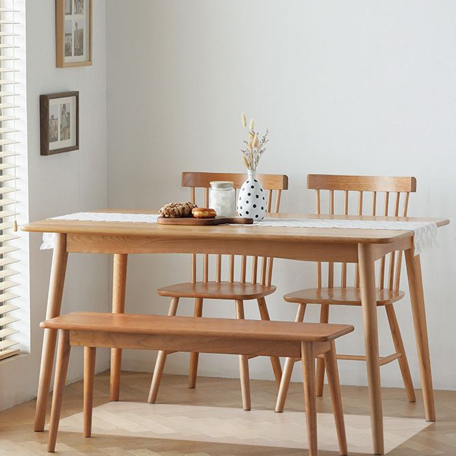 Pranzo fisso contemporaneo † Room¬ † Table¬ † Set con legno massiccio 4 gambe mobili da pranzo cucina da cucina
