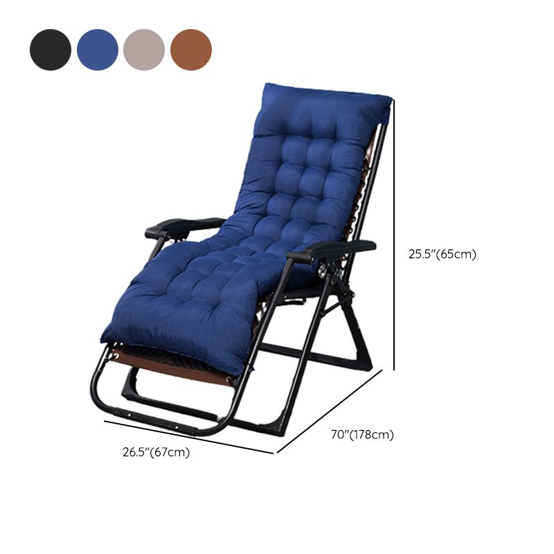 Metal Single Ergonimic Recliner Contemporary Standard (No Motion) with Arm