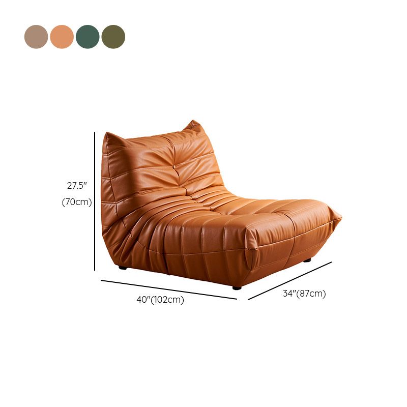 Modern Standard Recliner Faux Leather Standard (No Motion) Recliner Chair
