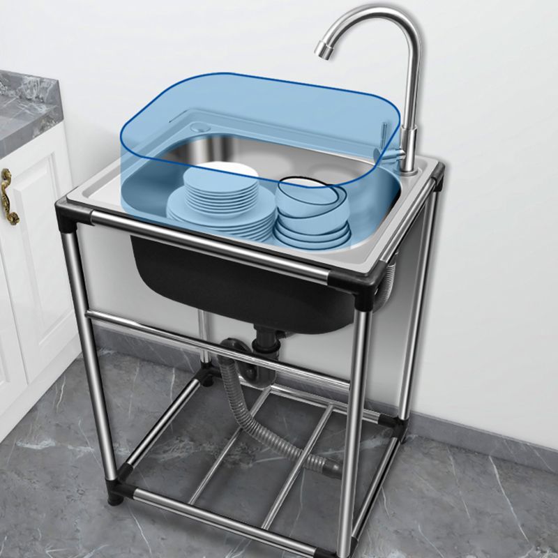 Kitchen Sink Stainless Steel Drop-In Rectangle All-in-one Soundproof Kitchen Sink