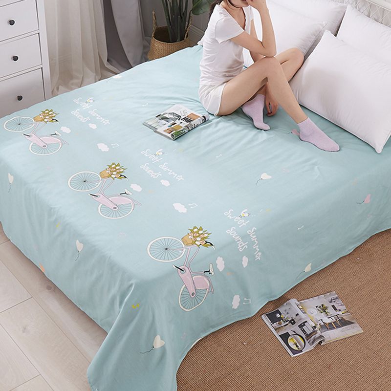 Sheet Set Cotton Floral Printed Breathable Super Soft Wrinkle Resistant Bed Sheet Set