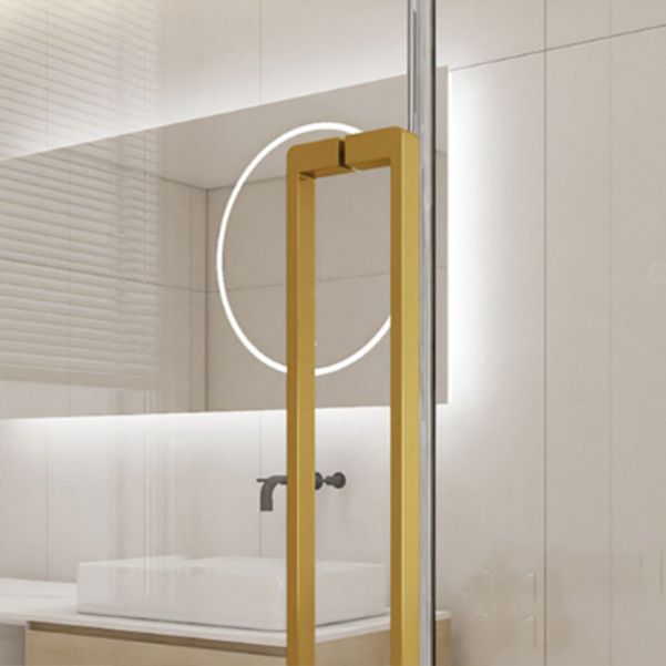 Hinged Frameless Tempered Glass Shower Door, One-line Shower Door