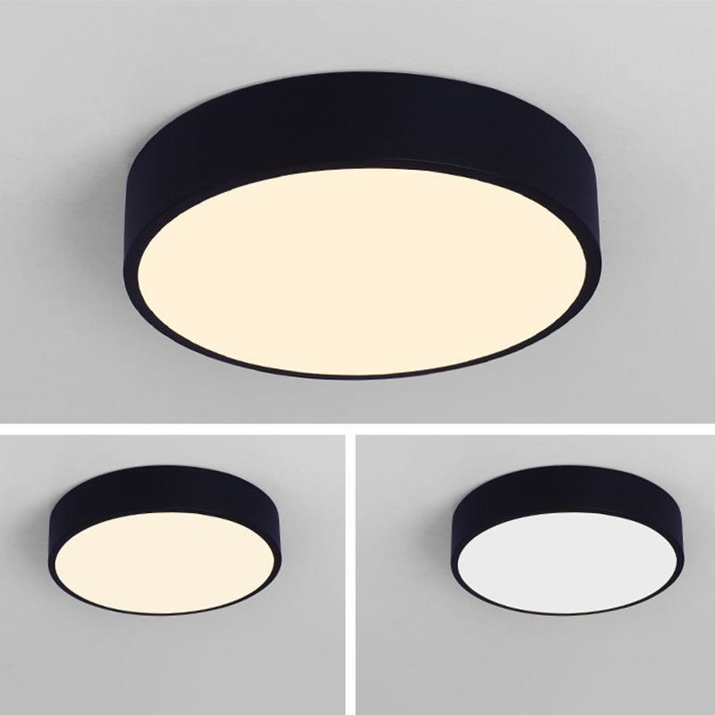 Acrilico Circular Flush Mount Led Luci Moderne Flushmount