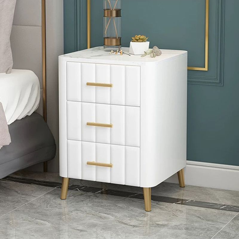 Slate Bedside Cabinet Modern Minimalist Bedside Table with Legs