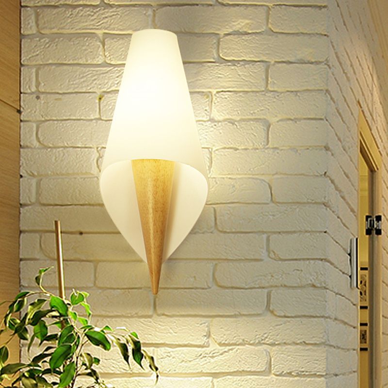 Ampio salotto di scarico di scarico di scarico in vetro bianco cinese 1 lampadina illuminazione montata