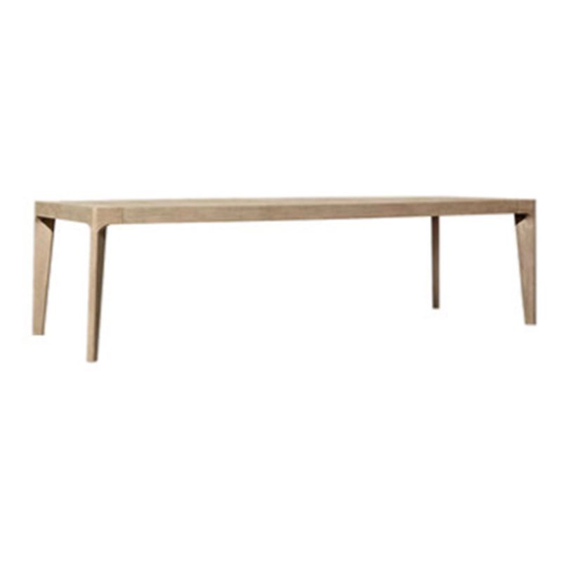 Contemporary Teak Wood Coffee Table Solid Wood Outdoor Patio Table