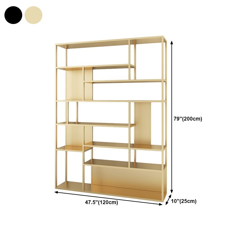 Libris d'étagère Metal de style moderne Open Etagere Shelf Bibliothèque pour le bureau