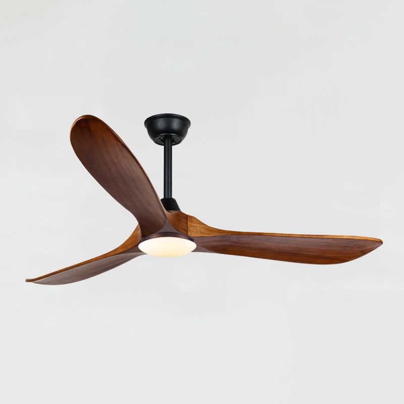 Contemporary Ceiling Fan Light Fixture Wooden Ceiling Lamp for Bedroom