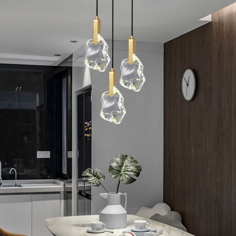 Modern Style Hanging Light Creative Crystal Pendant Lighting Fixture