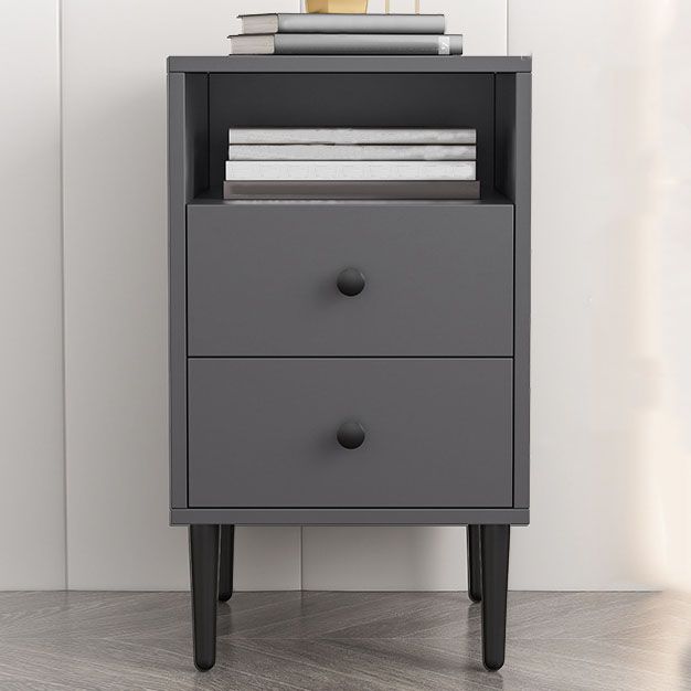 Modern Bed Nightstand Wood Night Table with Drawers for Bedroom