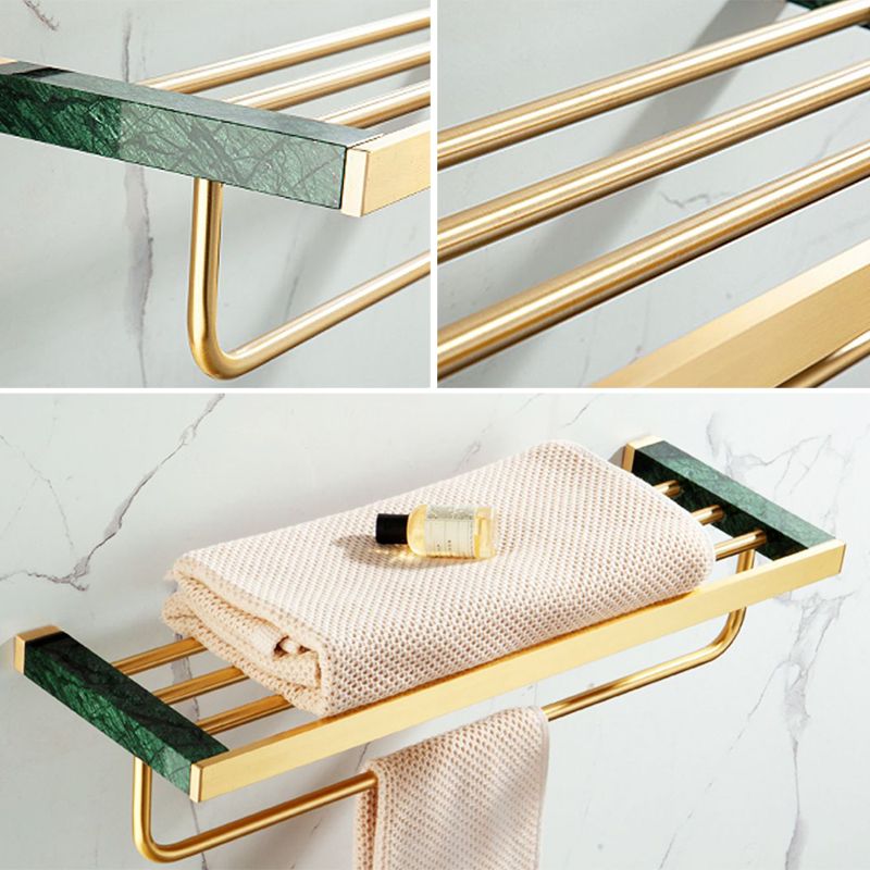 Brass Bathroom Accessory Set Marble Bathroom Accessory Kit for Home