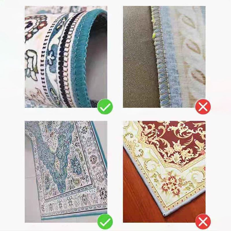 Shabby Chic Ethnic Print Teppich Mehrfarbiger Polyester Teppich Easy Care Indoor Teppich für die Heimdekoration