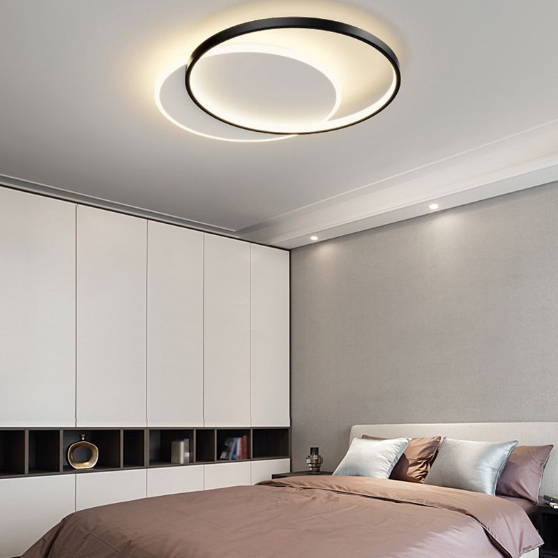 Metal Geometric Flush Ceiling Light Contemporary Flush Mount