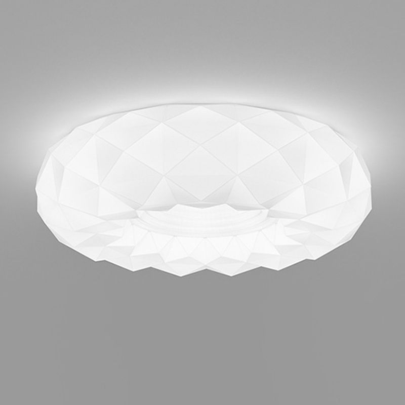 LED White  Ceiling Light Contemporary Flush Mount Lighting for Living Room