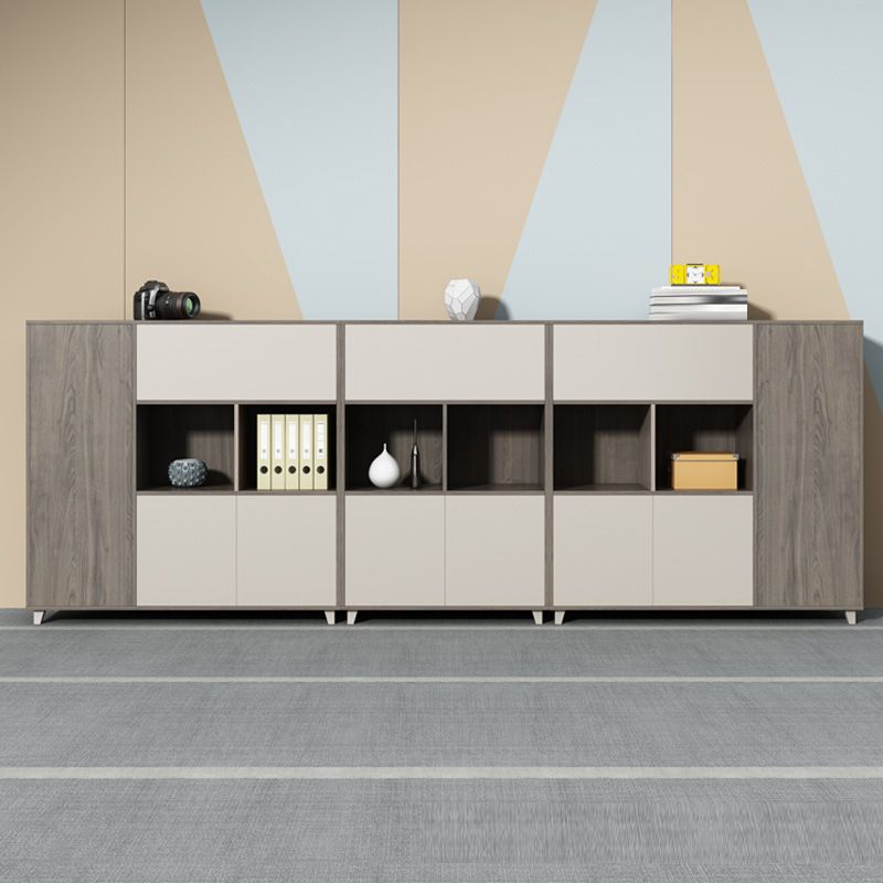 Industrial Style File Cabinet Vertical Wood Vertical Filing Cabinet for Home Office