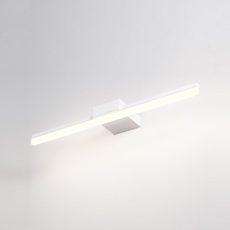 Lámpara de pared de metal recta lámpara de luz led nórdica lámpara de luz de luz