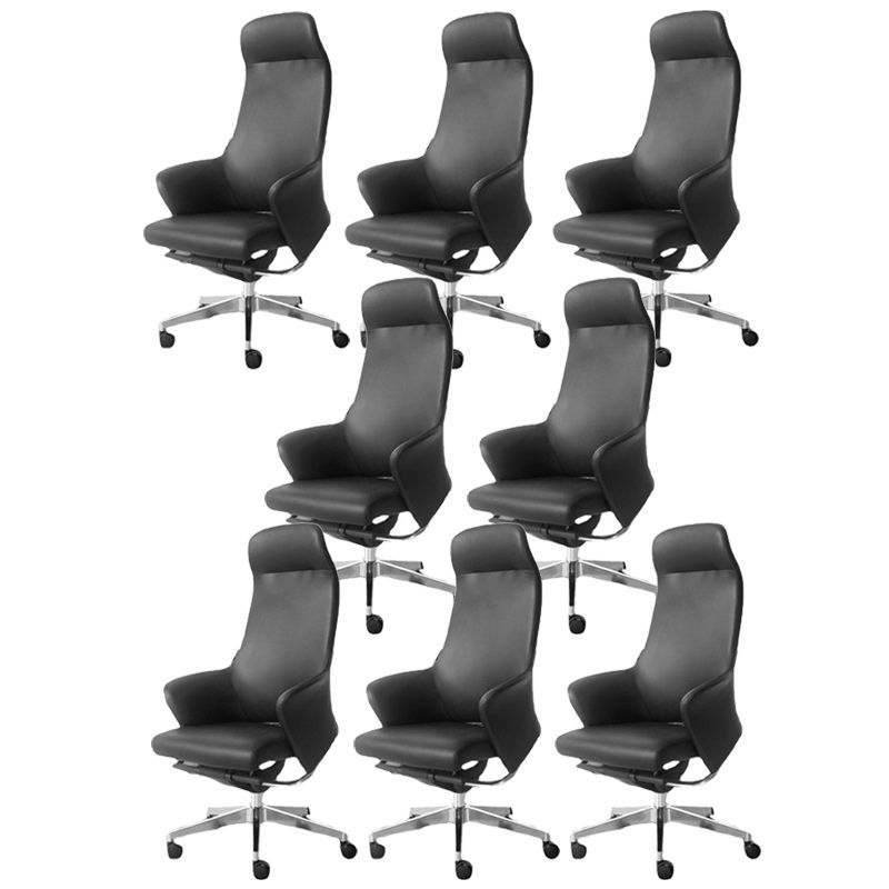 High-back Managers Chair Tilt Mechanism Office Chair with Swivel Casters