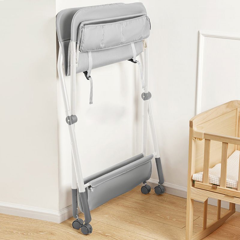 Metal Folding Changing Table Modern Baby Changing Table with Shelf