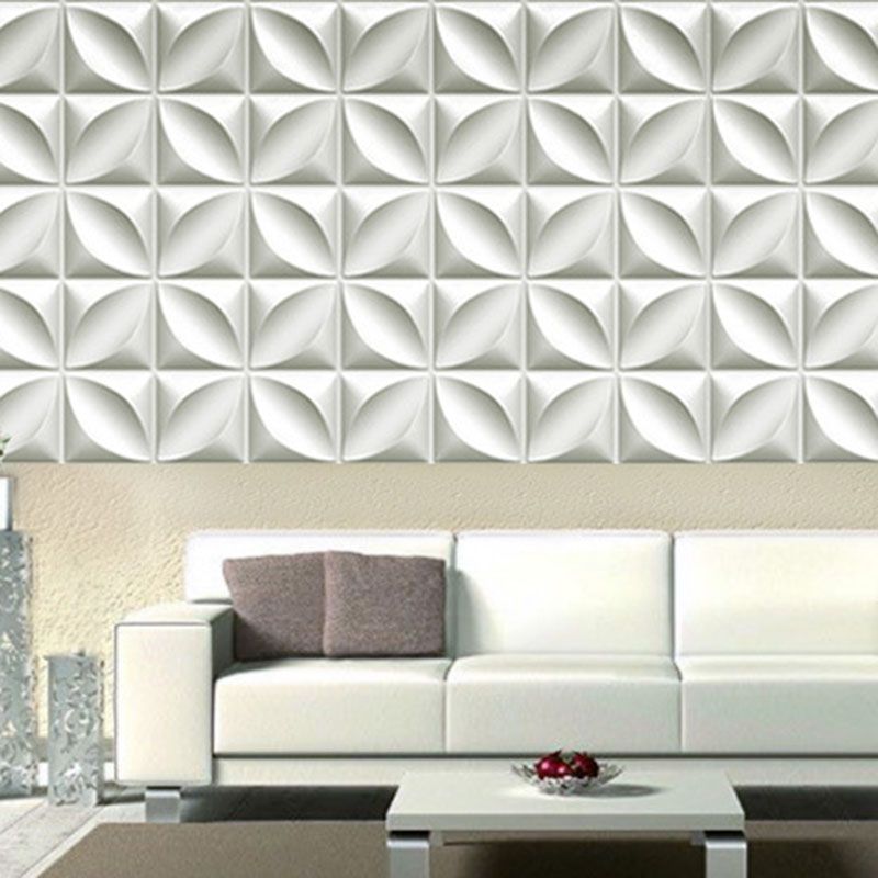 Wall Paneling Foam Peel and Stick 3D Embossed Living Room Wall Panel