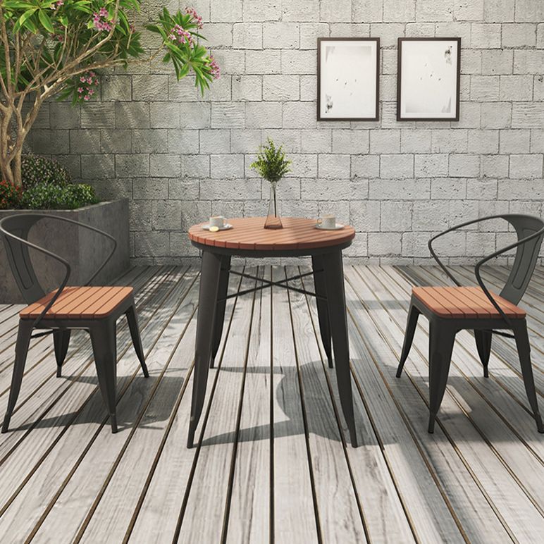 Industrial Style 1/2/3/4/5 Pieces Dining Set Reclaimed Wood Dining Table Set