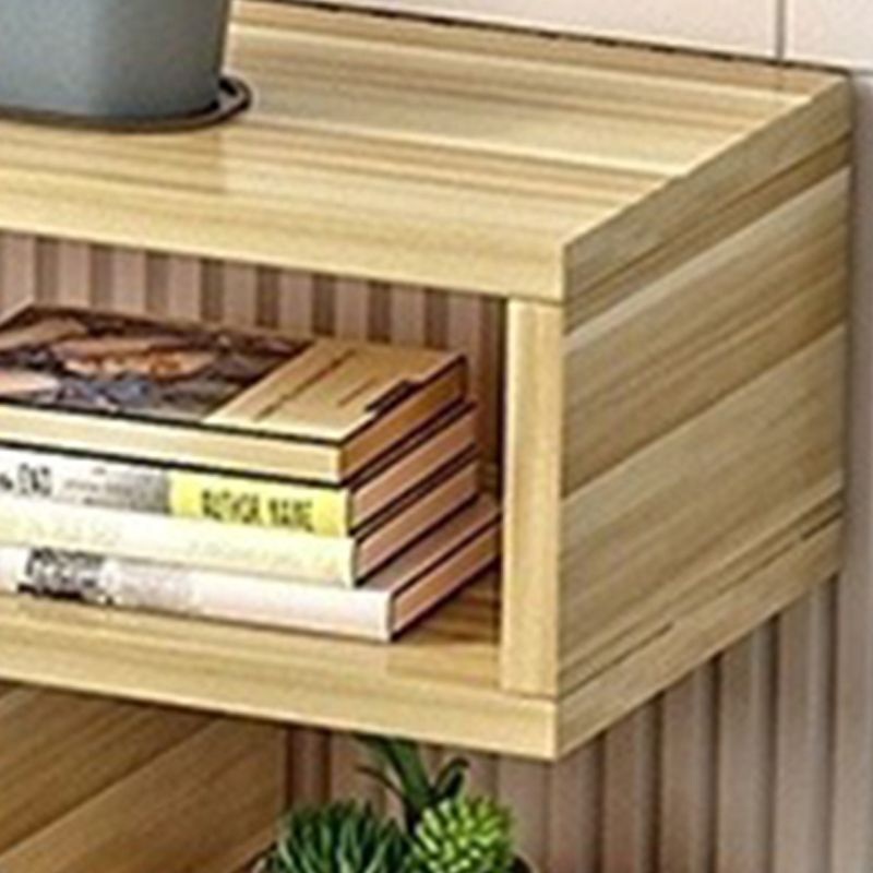 Engineered Wood TV Stand Console Modern Open Shelving Media Console TV Stand