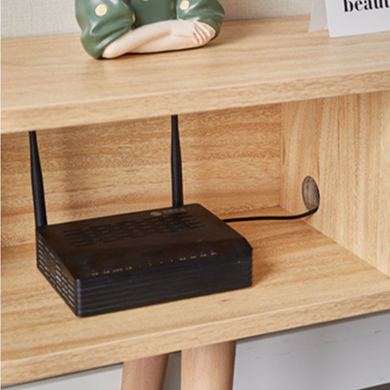 Wooden Media Console TV Stand Contemporary TV Media Stand with Door