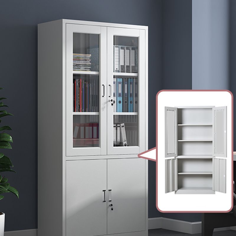 Modern Locking File Cabinet Metal Filing Cabinet with Storage Shelves