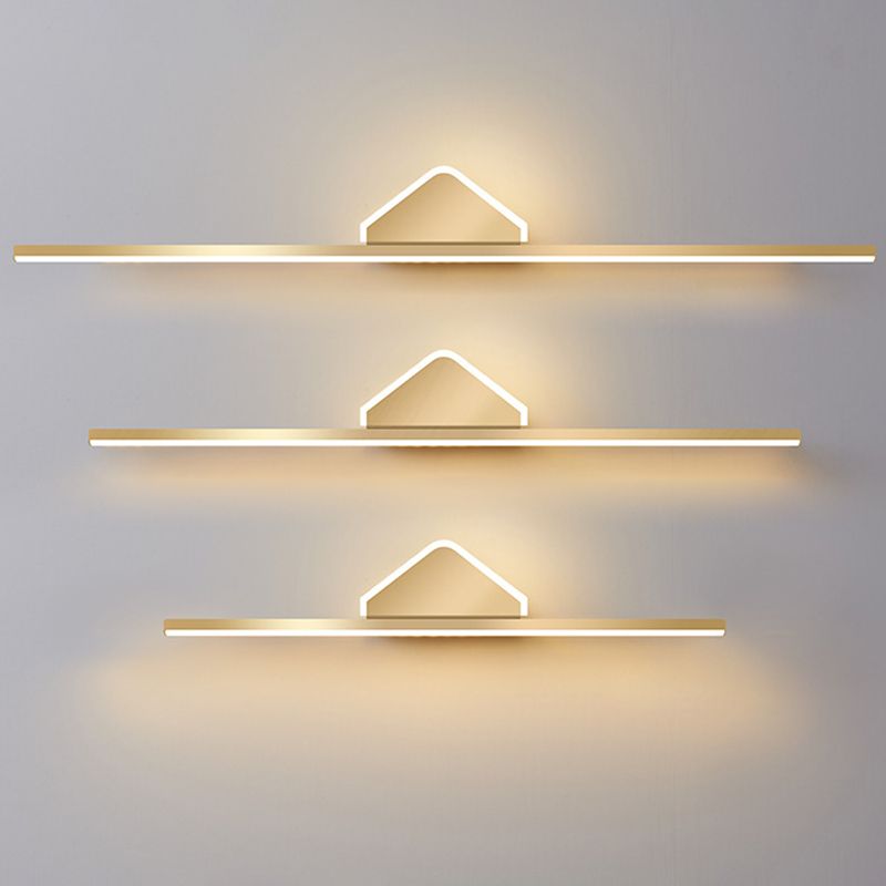 Modern Minimalist Style Linear Vanity Sconce Lights Metal Bar Light for Toilet