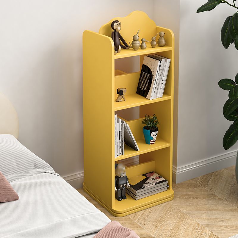 Scandinavian Open Back Bookshelf Freestanding Solid Wood Book Shelf