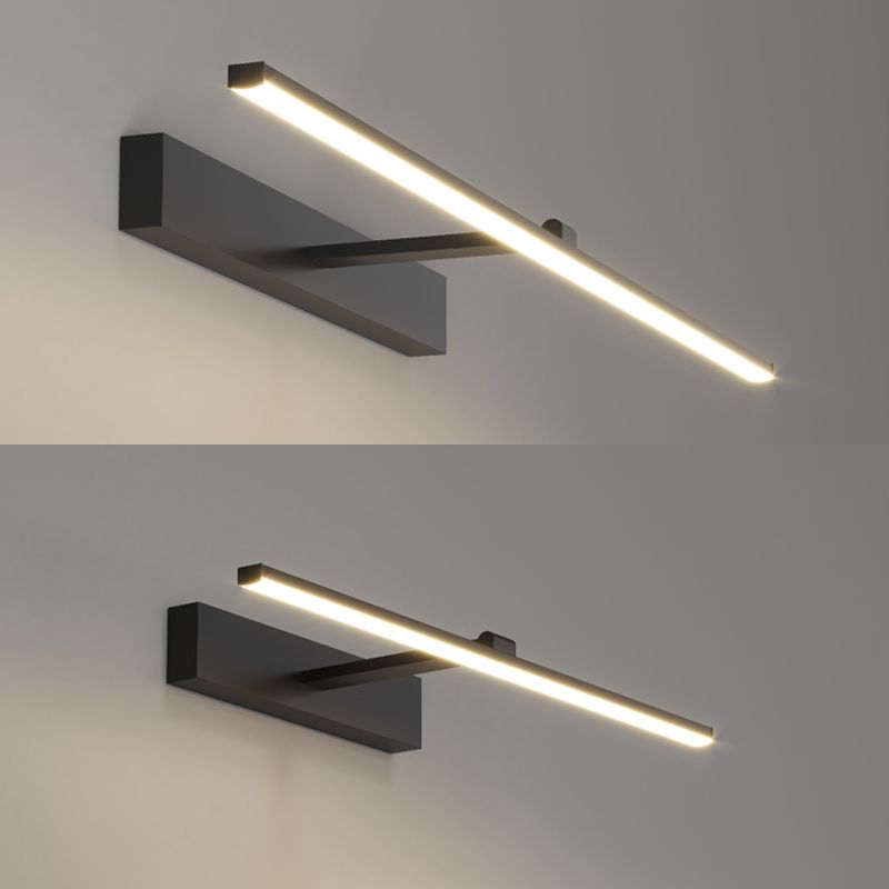 Iluminación de pared de tira de estilo minimalista Ligera de baño LED de metal LED LIGHTUR