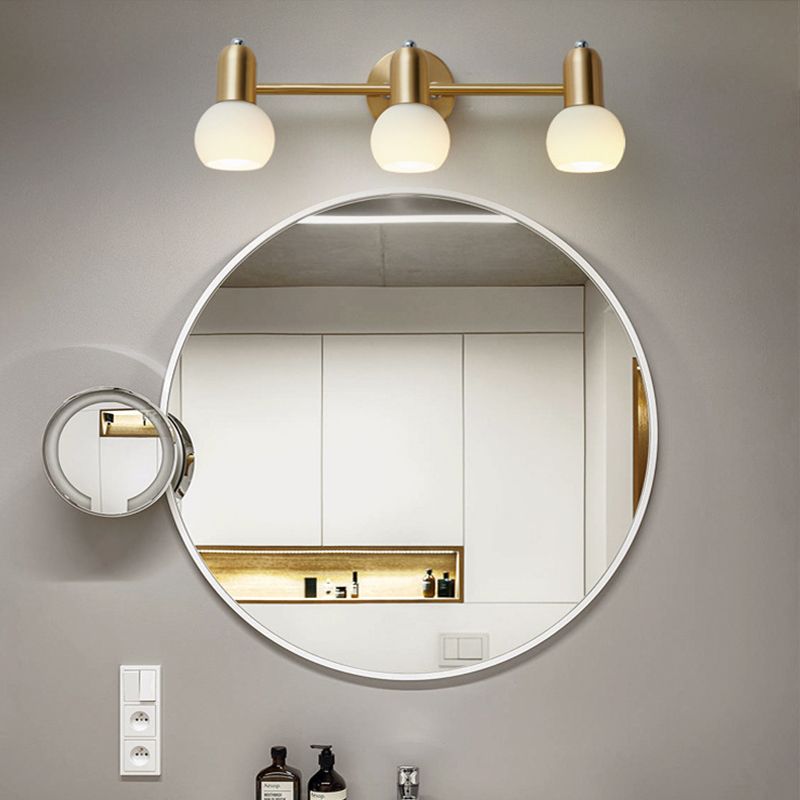 Wall Light Fixture Modern Metal Wall Mounted Lighting for Washroom