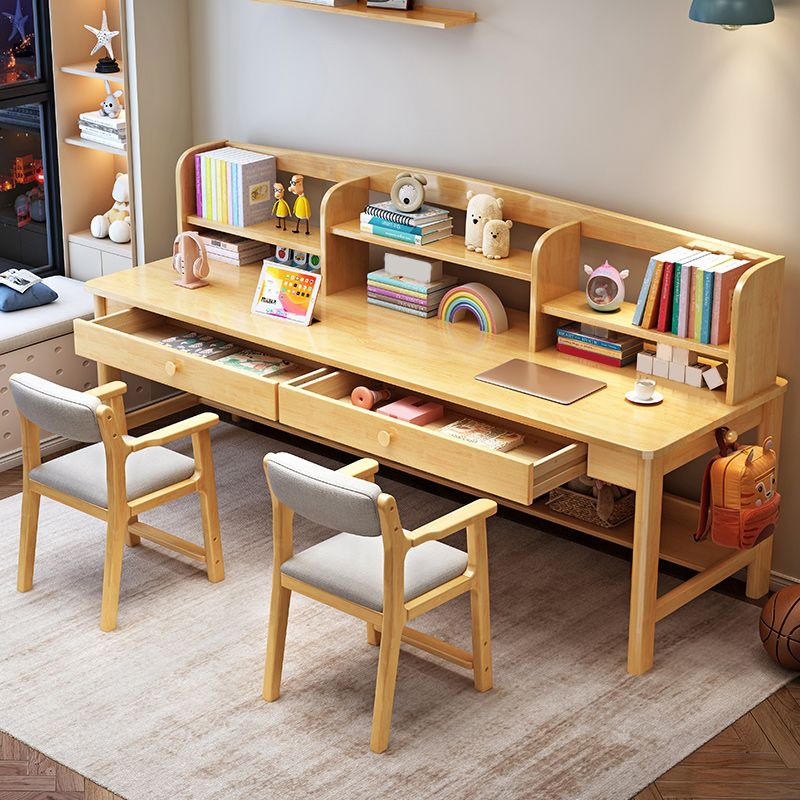 Wooden Desk  Kids Desk 23.6" W Bedroom Writing Corner Kids Desk and Chair