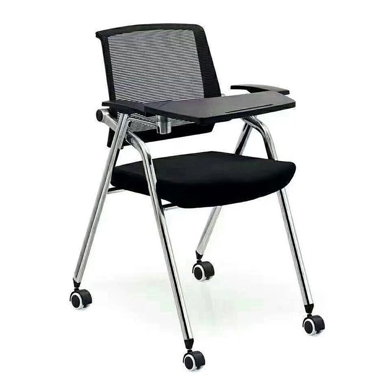 Mesh Mid Back Conference Chair Contemporary Fixed Arms Office Chair