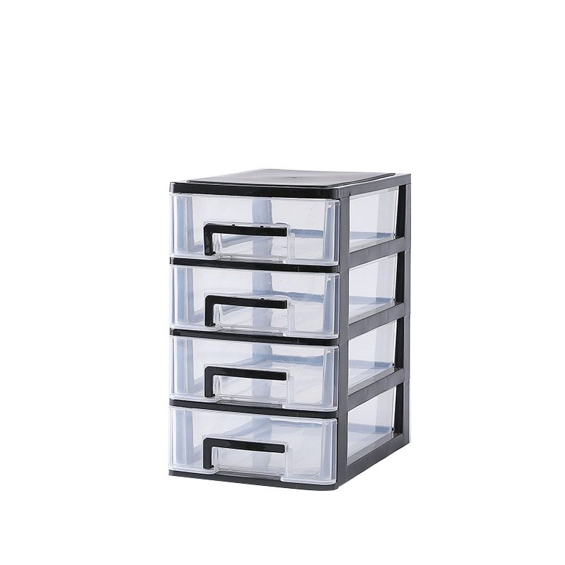 Classic File Cabinet Color Black Plastic Filing Cabinet with Drawers