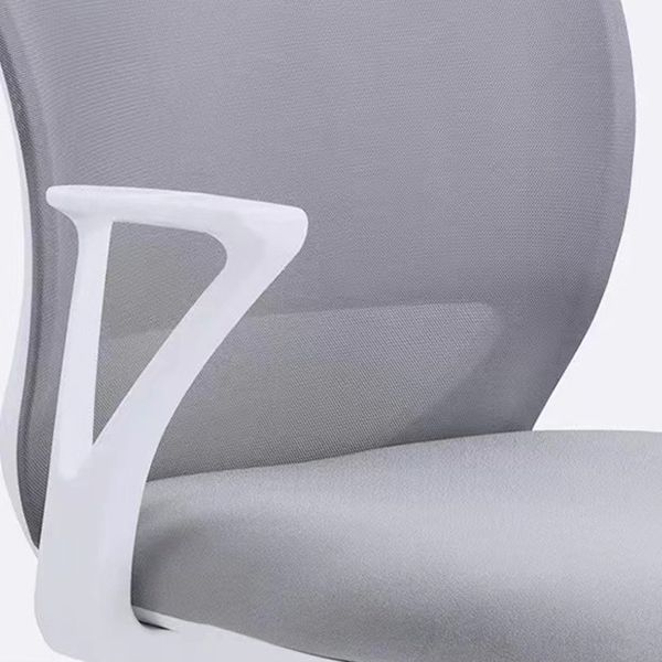 Contemporary Arm Chair Fixed Arms Adjustable Seat Height Swivel Conference Chair