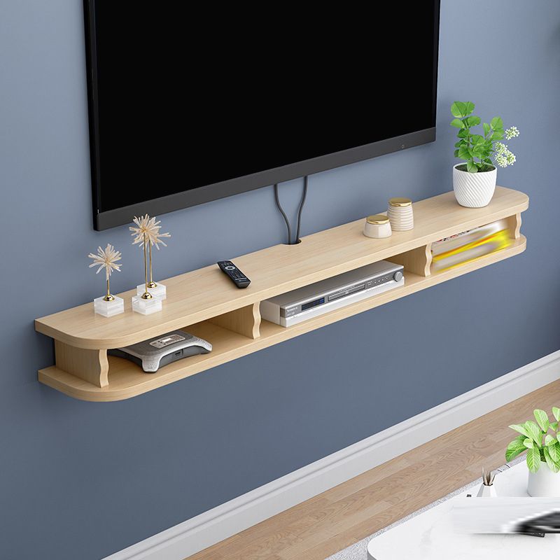 Floating Media Console Contemporary TV Stand Console for Living Room