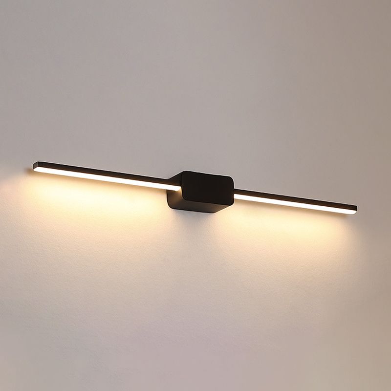 Metalen slanke muur ijdelheid licht moderne stijl 1 licht ijdelheid verlichting ideeën